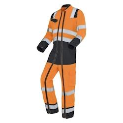 Cepovett - Combinaison avec 2 Zip Fluo Safe XP Orange / Gris Taille 2XL - XXL orange 3603624998172_0