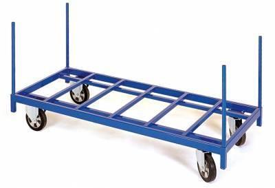 Chariot pour charges longues - Utile : L915 x l740 x H600 mm - Capacité jusqu'à 1200 kg - Rolléco_0