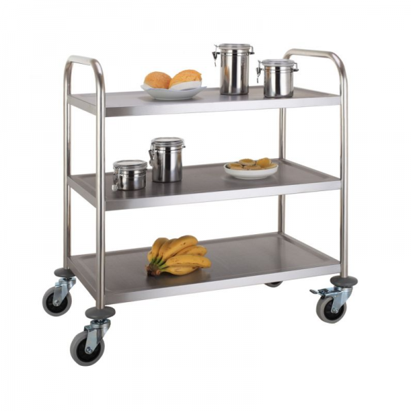 Chariot de service inox 3 plateaux combisteel - 7455.1155_0