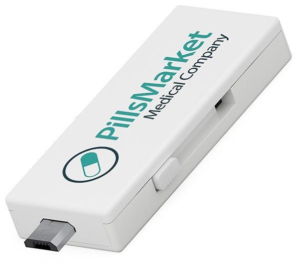 Clé USB publicitaire double port - Duo Micro USB - 32 Go - Format de poche rétractable_0