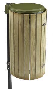 Entourage bois résineux Collectbois - ceinture porte-lattes avec inox AISI 304 - lattes bois Classe 4_0