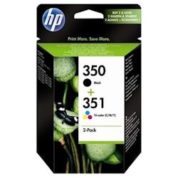 HP 350/351 Pack 2 Cartouches Noir et couleurs SD412EE - multicolore SD412EE_0