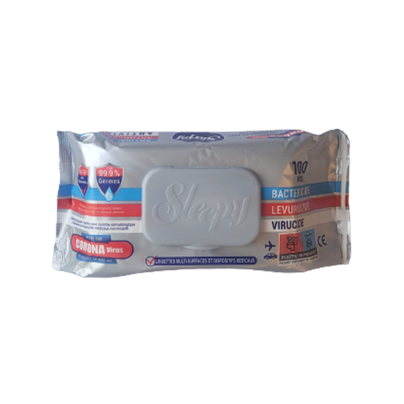 Lingette nettoyante désinfectante multisurfaces