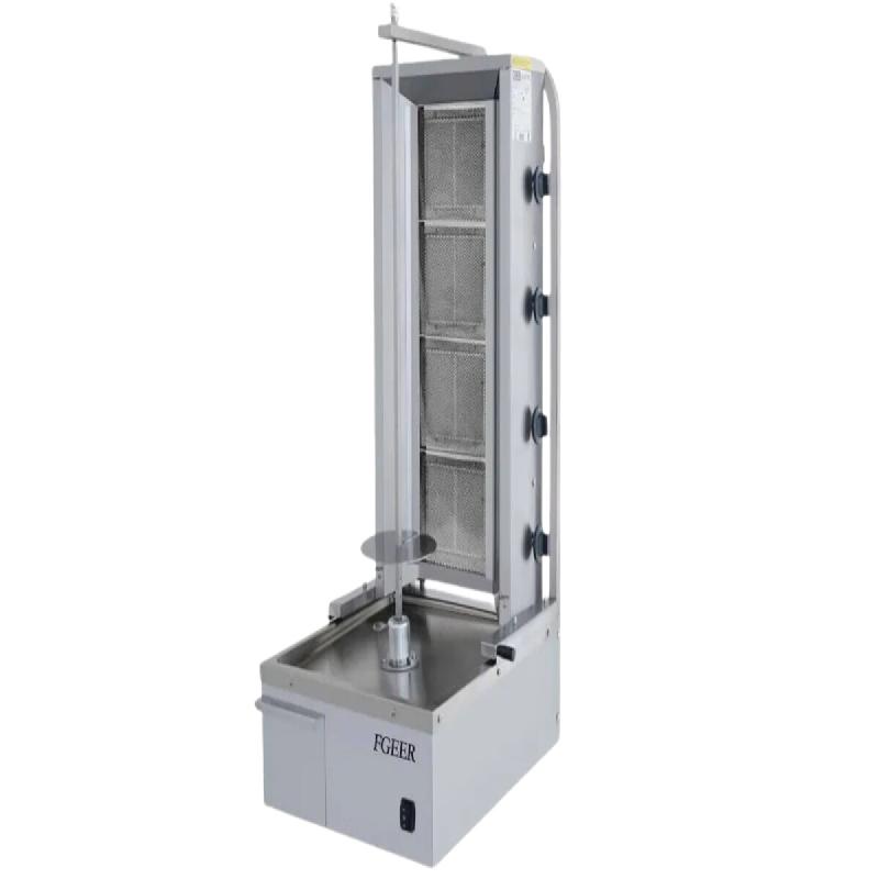 Machine a kebab - 4 feux - FGEER - inox TC.DNG201_0