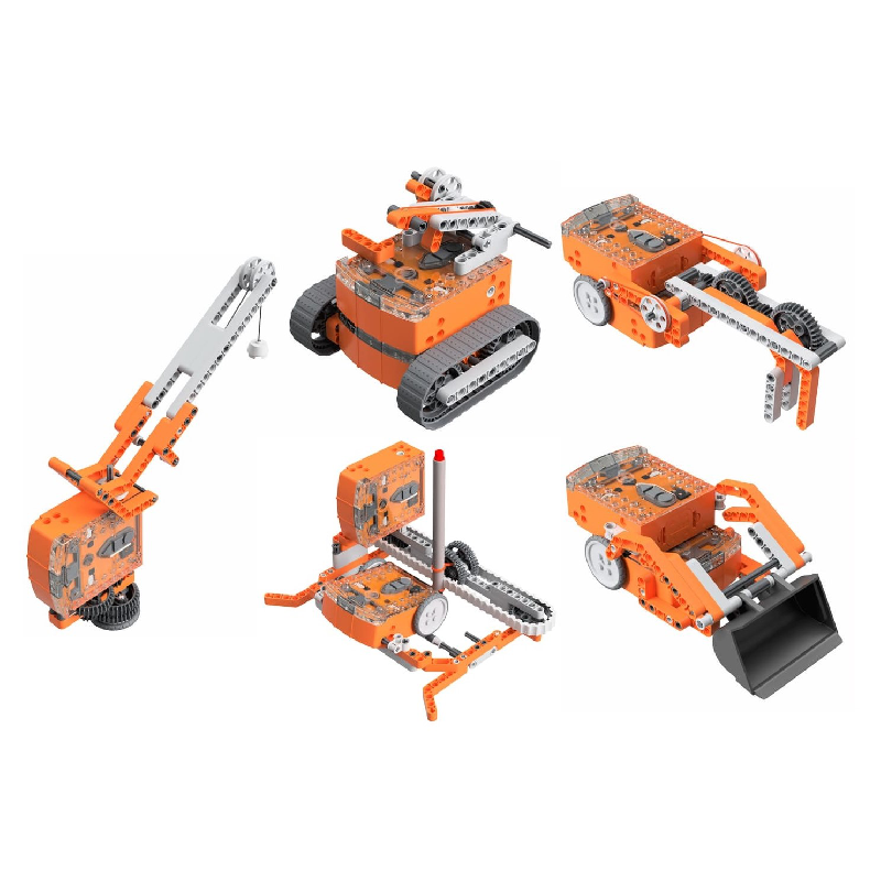 PACK EDSTEM HOME 2X ROBOTS EDISON + 1X KIT EDCREATE 5 EN 1 (GRUE, TANK, IMPRIMANTE, CREUSEUR ET PELLETEUSE)_0