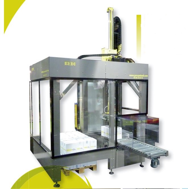 Palettiseur cartésien 4 axes, compact, longueur : 2700 mm, largeur : 2500 mm - R4a-P_0