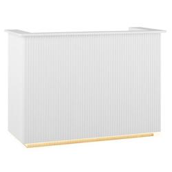 Physa - physa PHY_RD_02 Banque d'accueil avec éclairage indirect verrouillable - tablette coulissante pour clavier Comptoir d'accueil - 4062859251206_0