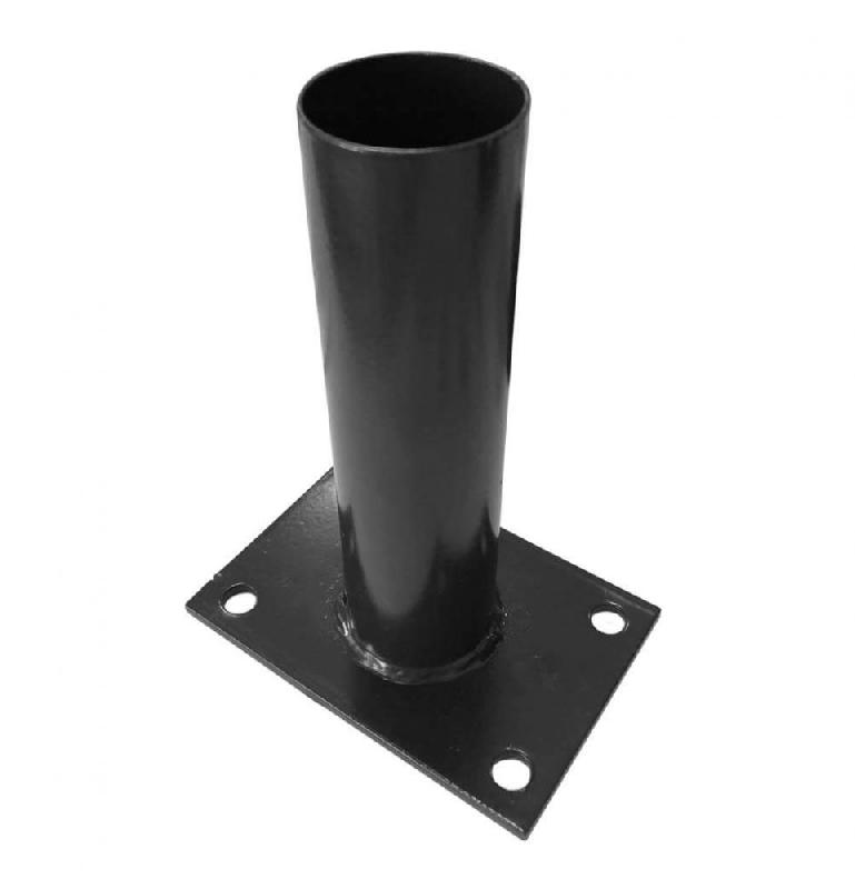 Platine pour poteau rond 60 - Fixation sans scellement - platpotrond60g_0