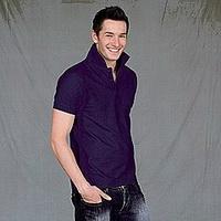Polo piqué col relevé 220 - Skinni Fit Men - Réf. SFM47 - 100% coton piqué_0