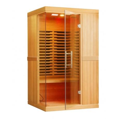 Sauna infrarouge 1 a 2 pers 220v avec ioniseur d'air et lumotherapie - hluxury_0