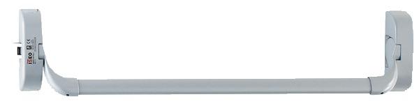 Serrure anti panique cf idea 3 points finition argent - ISEO - 9413113774a - 587817_0
