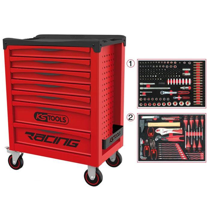 Servante racing 7 tiroirs 184 outils KS TOOLS - 11573585_0