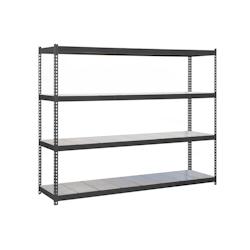 SimonRack Étagère Industrielle, 2000x2100x600 mm, 4 Niveaux, Métal, Étagère Charge Lourde, Anthracite/Galvanisé - Simonforte - métal 8425437101687_0