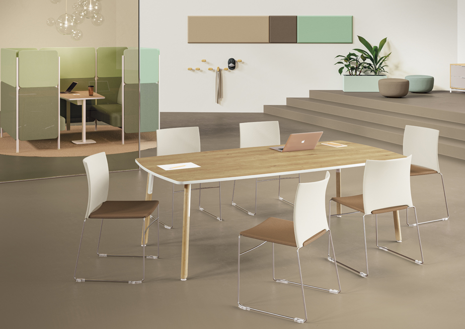 Table de réunion design et polyvalente pour environnements professionnels_0