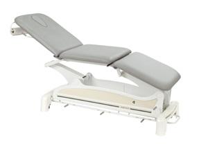 Table de massage électrique luxe C-3557M66 - 70x198 cm, réglable en hauteur avec cavité faciale et roulettes escamotables_0