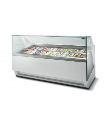 Vitrine à crèmes glacées froid ventilé pour chr, traiteurs, boulangeries, pâtisseries, marchands de glace et snacks -  diva isa_0