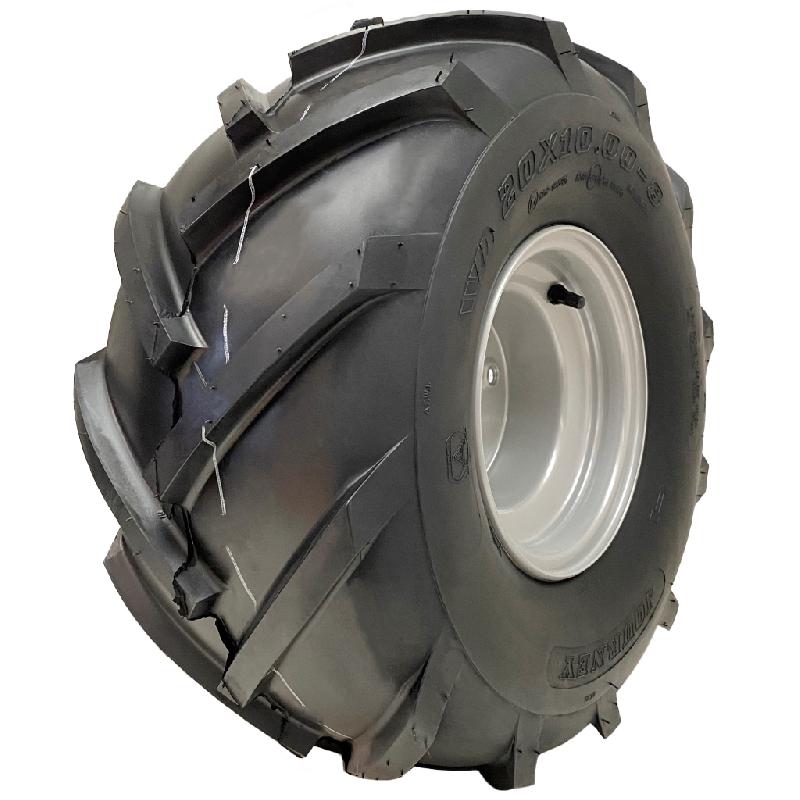 20x10.00-8 Pneu à centre ouvert, à crampons, à crampons rotatifs, pour plantes, sur un pneu à 4 crampons de 100 mm P_0