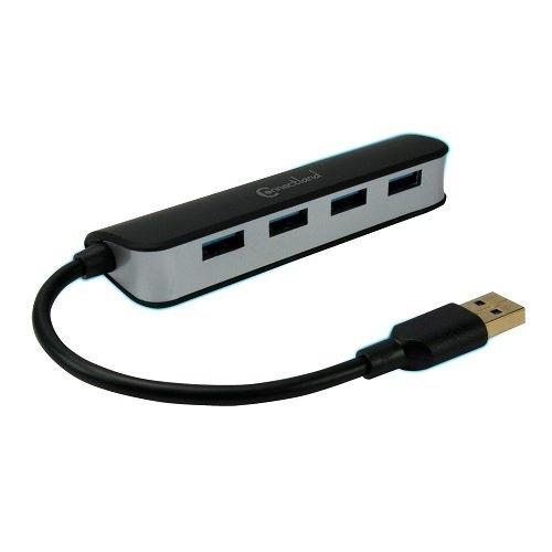 CONNECTLAND 3401181 - Hub USB 3.0 - 4 ports - Noir - Transfert jusqu'à 5 Gbps_0