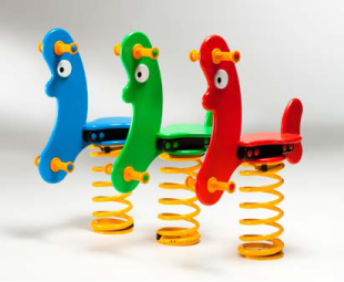 Jeu sur ressort 0 - 12 ans - BANANE - Hauteur de chute 60 cm - Référence 79056_0