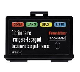 CARTE BOOKMAN FRANKLIN BFE-2080 (TRADUCTEUR FRANÇAIS/ESPAGNOL)