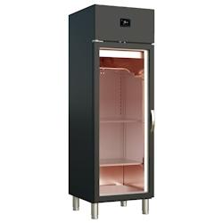Cave d’exposition pour maturation de viande 645 lts. 150 kgs. - 600x850x2130 mm - 310 W 230/1V - 15EC6821 Eurast - noir multi-matériau 15EC6821_0