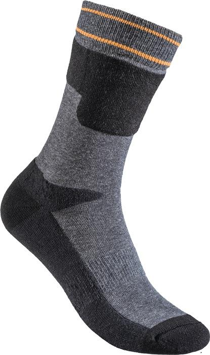 Chaussette renforcée Dibbersen taille 43-46 noir/gris 30 % Coolmax 60 % CO 10 % PA FELDTMANN_0