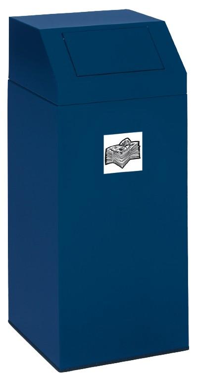 Conteneur pour tri sélectif - Modulaire multicolore - 45L ou 76L - Tôle acier galvanisé_0