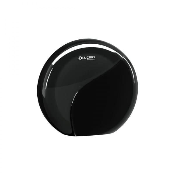 Distributeur papier toilette - Lucart Identity Mini Jumbo - Noir - Compatible rouleaux 220 mm_0