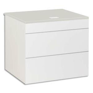 Gautier Office - Plan d'accueil bas L80 Sunday gris - Dimensions L80 x H74 x P83 cm - Eco-responsable_0
