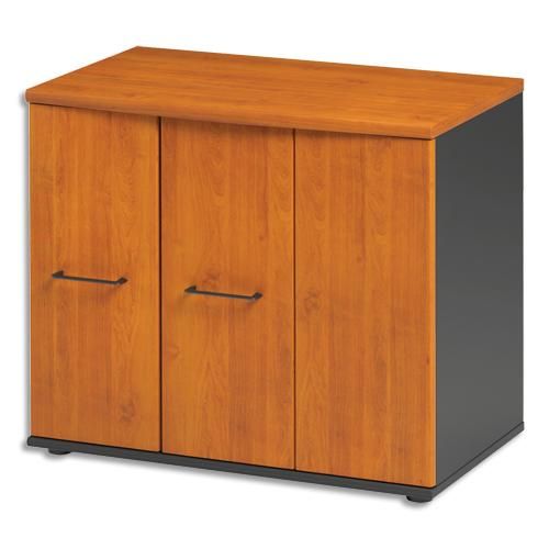 Gautier office rangement bas 3 portes, 1 coulissante,1 étagère jazz