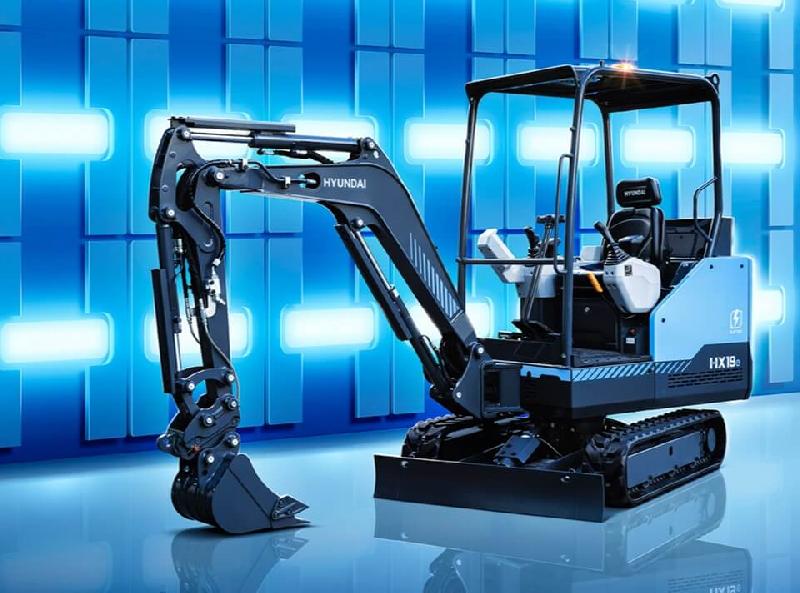 Pelle compacte électrique HYUNDAI HX19 e - Puissance d'excavation et de levage supérieure, batterie haute capacité_0