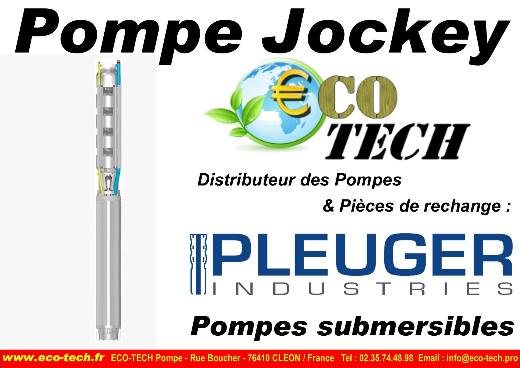 Pompe jockey - pompes, garniture et pièces de rechange submersibles pleuger_0