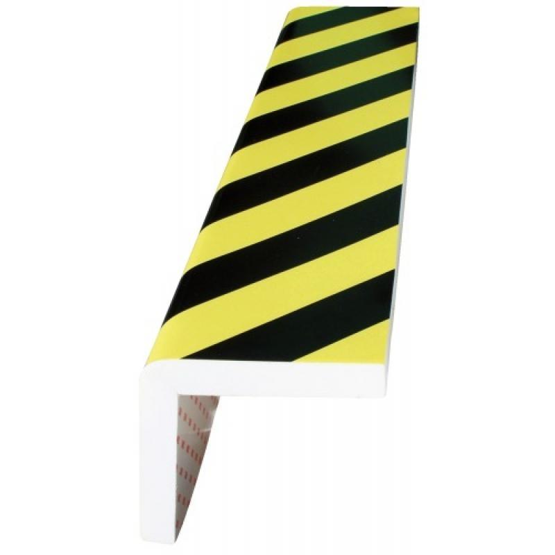 Protection d'angles droits à plier en mousse, coloris jaune/noir, longueur 40 cm, largeur 15 cm._0