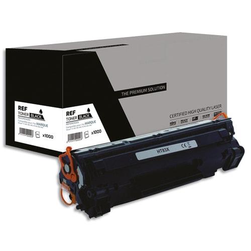 Cartouche compatible laser noir HP CF283X - Canon CRG737, L1-HT83X - Cartouches d'encre informatiques_0
