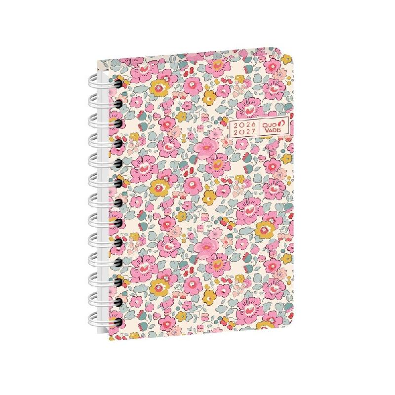 Quo Vadis - Agenda année scolaire - Spiralé - 2026-2027 - Journalier - Multilingue - Egeo - Multicolore - 12 mois de août à juillet - 12x17 cm - m_0