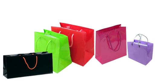 Sac à soufflets pellicule - avec cordelettes de préhension, renfort fond et anse, 17 coloris au choix_0