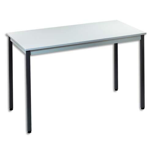 Sodematub table polyvalente rectangulaire 120 x 60 cm gris/gris_0