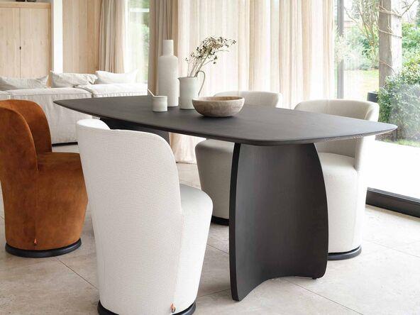 Table d'exception en bois massif Dolmen Mobitec_0
