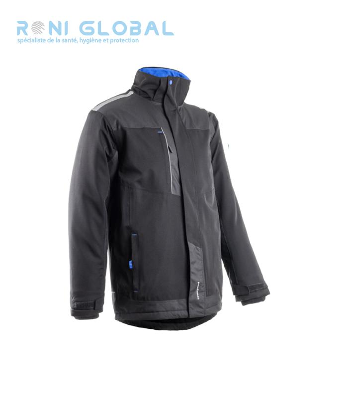 Parka de travail anti-pluie et anti-froid - Polaire softshell 2 couches en polyester et élasthanne - 5 poches - Tamia Coverguard_0