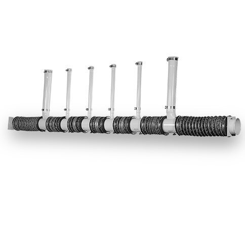 Tube pneumatique - Tuyauterie de prélèvement - Multi Suction Head Kongskilde avec diamètres OK 100 et OK 160_0