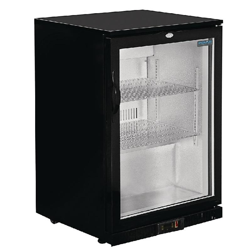 Arrière-bar POLAR une porte pivotante  série g noir 128l - GL011_0