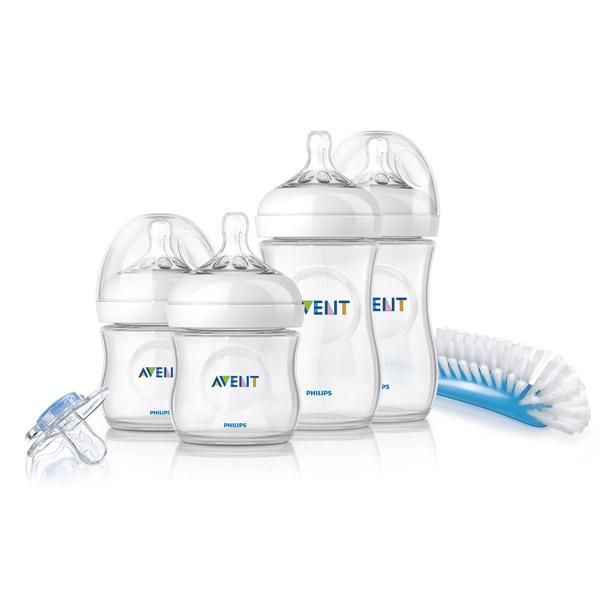 AVENT KIT NOUVEAU-NÉ NATURAL BIBERONS EN PLASTIQUE