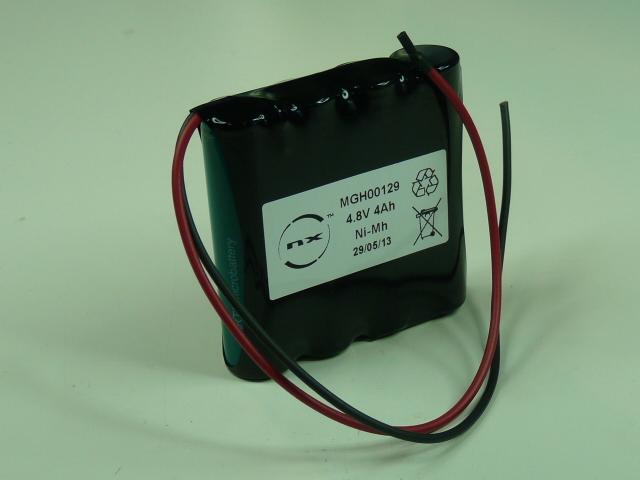 BATTERIE NIMH 4X 4/3A 4S1P ST1 4.8V 4AH F200_0