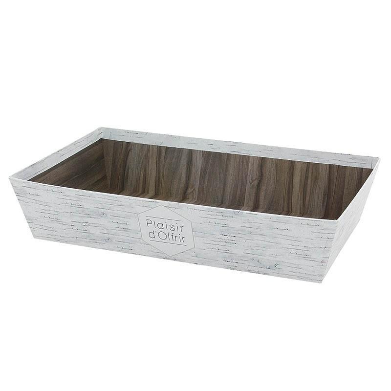 Corbeille carton rectangle Bouleau 36x27 -_0