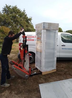 Diable Maximule avec chenilles pour terrains non revêtus