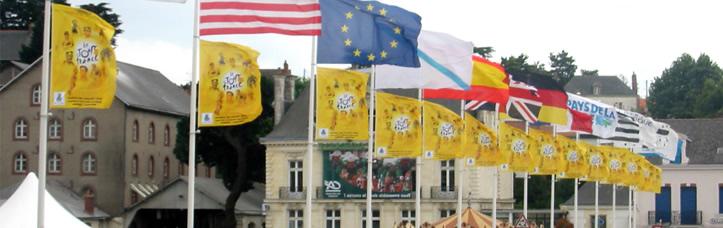 Drapeaux publicitaires wollux_0