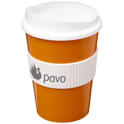 Gobelet Americano® Medio 300 ml - avec bandeau antidérapant en silicone - fabriqué au Royaume-Uni_0