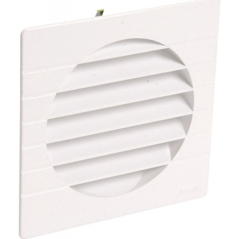 Grille de ventilation extérieures coloris blanc ø 160 mm - spéciale façade - getm pour tubes pvc et gaines_0