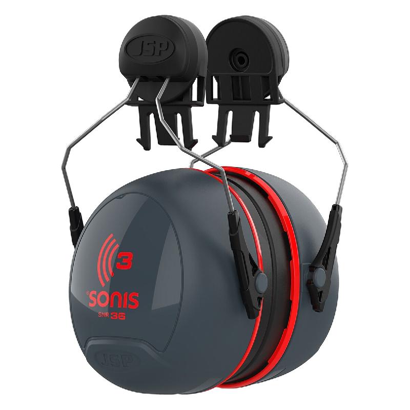 JSP SAFETY Coquilles Anti-Bruit Pour Casque Sonis3 - Gris 36Db - Taille unique multicolore multi-matériau 5038428263092_0