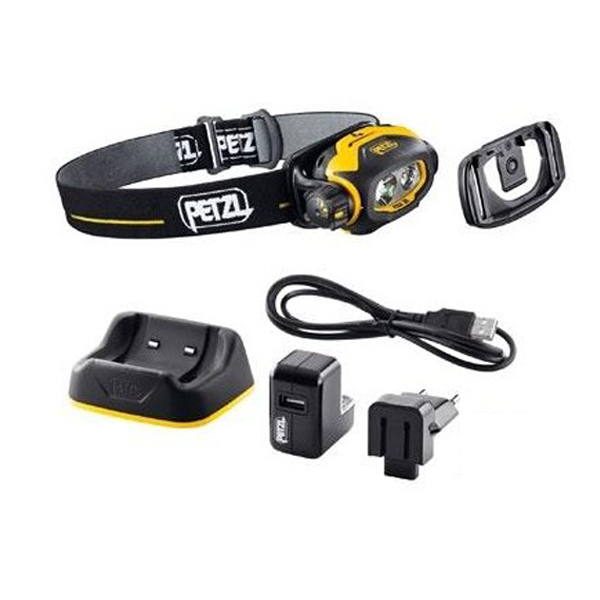 LAMPE FRONTALE PETZL PIXA 3R MULTI-FAISCEAUX RECHARGEABLE PARAMÉTRABLE IP 67